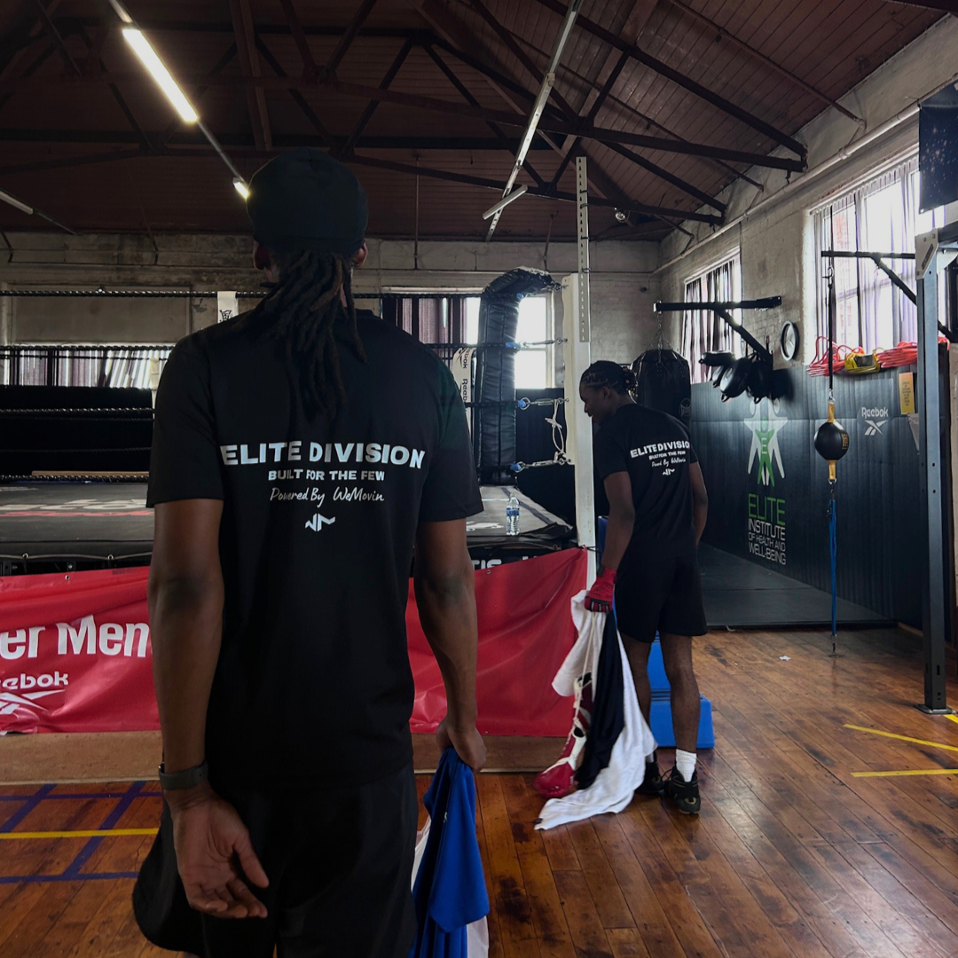 Black 'Elite Division' Performance Tee