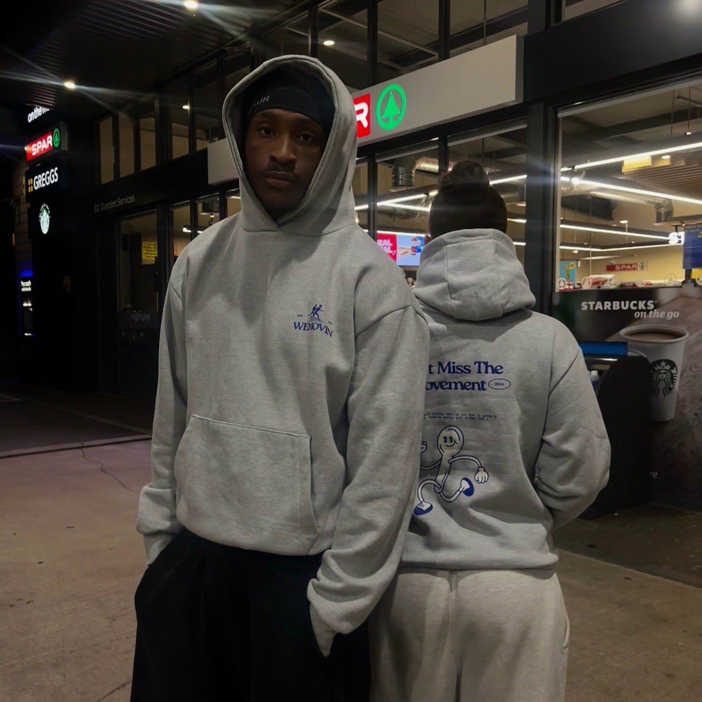 Heather Grey Movement Hoodie